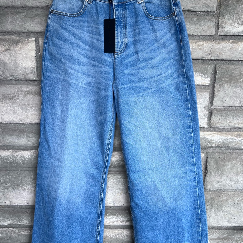 Gianni Bini High Rise Wide Leg Jeans 28 $90